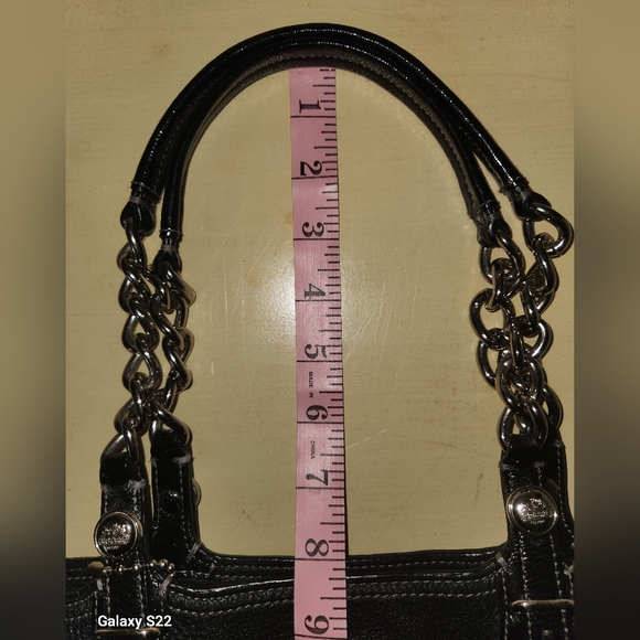 Coach Black Leather Tote Bag - Picture 9 of 9